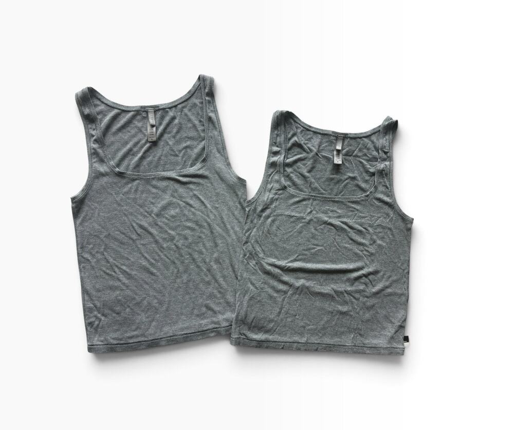 2x SKIMS Soft Lounge Tank Tops Heather Gray Size XL EUC